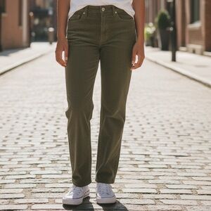 PACSUN Corduroy Pants Olive Green Mom Jean Women’s Size 24 FAST SHIP 1334-12